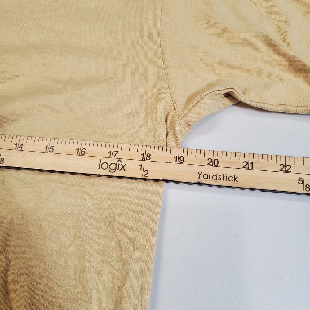 Vans Shirt Mens Medium Tee Order Up Classic Fit T-Shirt Taupe Crew Neck Top - Picture 4 of 7